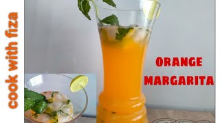 Orange margarita recipe  How to make orange margarita by cook with fiza [upl. by Agni]