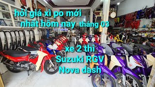 Hỏi giá xì po 120 110 Suzuki RGV 120110 mới nhất hôm nay tại HK Team Cần Thơ  giá xe 2 thì RGV [upl. by Mehcanem]