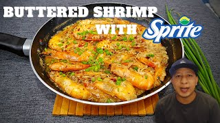 BUTTERED SHRIMP WITH SPRITE [upl. by Haliek]