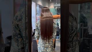 hair smoothening keratin treatmenthair smoothening smootheninghair smoothening at home [upl. by Leora]