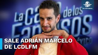 Adrián Marcelo abandona La Casa de los Famosos [upl. by Zerimar]