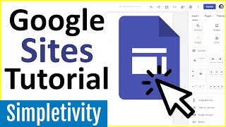 How to use Google Sites  Tutorial for Beginners [upl. by Jermayne]