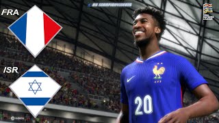 Francia vs Israele  UEFA Nations League 2025 5ª Giornata [upl. by Anwahsiek]