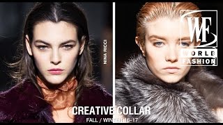 Creative Collar FallWinter 1617 Trend [upl. by Ecallaw]