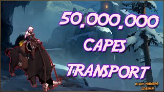 50000000 transport of capes  crazy loot  Albion Online EliteGankers [upl. by Nobe]