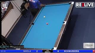 NIKOLA vs Schwarberg BF Bremen 3 vs 1 PBC Molbergen [upl. by Harrak]