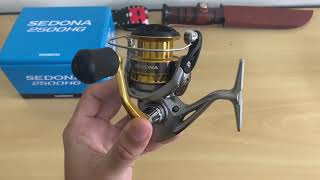 Molinete Shimano Sedona 2500 HG  BPE Molinetes [upl. by Eimirej]