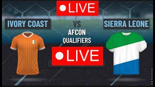 🔴Live Ivory Coast Vs Sierra Leone l AFCON 2025 Qualifier 20242025 l Matchs Simulation [upl. by Eeramit]