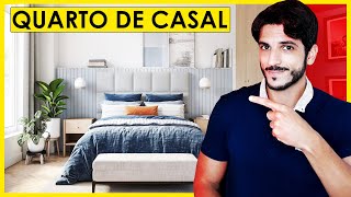 QUARTO DE CASAL PEQUENO COMO ARRUMAR E DECORAR  DICAS SIMPLES E FÁCEIS [upl. by Russia]