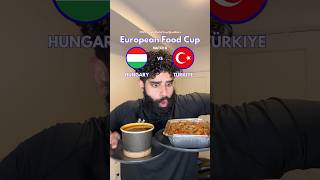 HUNGARY VS TÜRKIYE  European Food Cup [upl. by Laehcimaj]