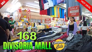 4K 168 DIVISORIA MALL  PRECHRISTMAS TOUR 2024 [upl. by Kline]