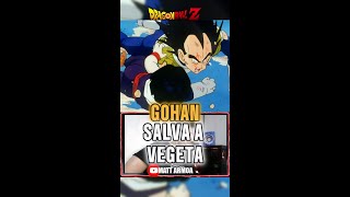 GOHAN SALVA A VEGETA dbz dragonball dragonballz anime mattarmoa vegeta gohan goku [upl. by Yv]