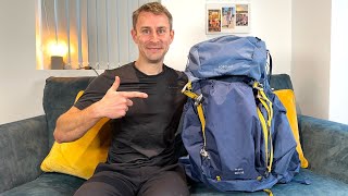 Decathlons ULTRALIGHT Backpack  Forclaz MT 900 UL Backpack Review [upl. by Ellison985]