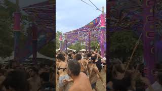 Dance floor vibes  Free earth Festival 2024 psytrance musicfestival crazyvibes rave goaparty [upl. by Enilrek]