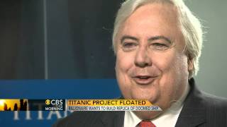 Billionaire plans to replicate Titanic [upl. by Aonehc]