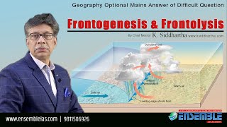 UPSC Mains  Geography Optional PaperI  Answer Discussion  Frontogenesis and Frontolysis [upl. by Ludvig849]