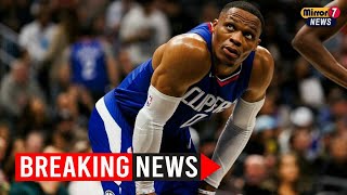 Russell Westbrooks Injury Woes Clippers Star Guard Faces Uncertain Timetable [upl. by Lebasiram55]