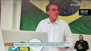 Sem saber que estava sendo gravado Bolsonaro fala sobre propina ao vivo [upl. by Ameg]