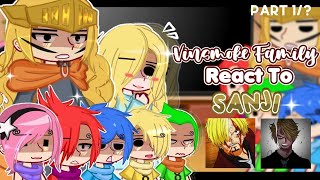 👨🏻‍🍳Past Vinsmoke Family React To Sanjis Future👨🏻‍🍳  One piece💐 [upl. by Apollus]