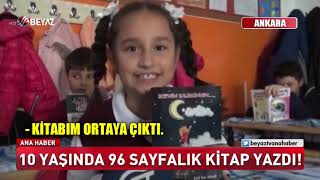 10 yaşında 96 sayfalık kitap yazdı [upl. by Sivie]