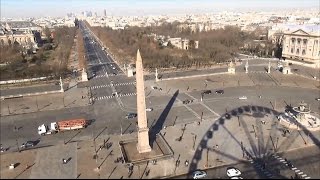 La Grande Roue  Place  Concorde  The Big Wheel  Panoramic View  Paris  Obélisque  France [upl. by Etteyniv]