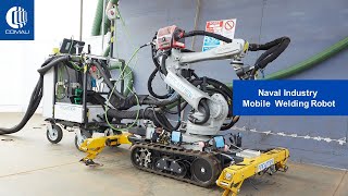 Naval Industry Mobile Welding Robot [upl. by Scheld]