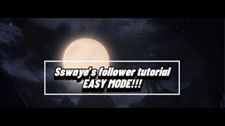 HOW TO CREATE SKYRIM FOLLOWERS EASY 2023 [upl. by Czarra]