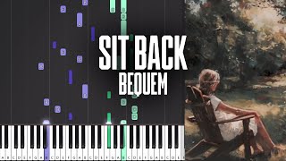 Sit Back  Bequem  Piano Tutorial  MIDI [upl. by Aihtenak]