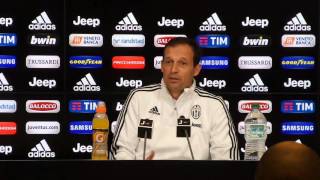 Allegri “Sacchi Gli voglio bene perchè è un uomo di 70 anni” [upl. by Catlee]