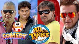 Comedy movie  All The Best Movie  Johnny Lever Sanjay Mishra Ajay Devgn  Sanjay Dutt [upl. by Noinatrad]