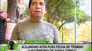 Alejandro Ayún puso fecha de término a matrimonio de Tonka Tomicic [upl. by Willtrude]