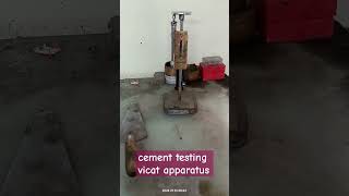 cement testing vicat apparatus [upl. by Johppa]