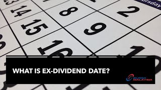 How do I get entitled to a dividend KLSE ExDividend Date Explained  Trade Bursa Malaysia [upl. by Dloreg]