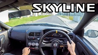 650HP Nissan Skyline POV Test Drive RB25DET [upl. by Ariane]