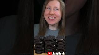 ASMR OREO RACE MUKBANG EATING SOUNDS shorts [upl. by Donnelly]