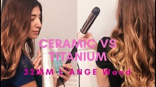 L’ANGE Hair Products Ceramic VS Titanium Wand [upl. by Melinda692]