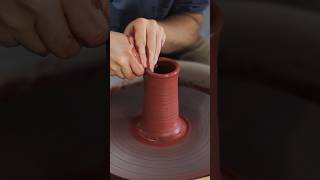 Throwing RED Stoneware clay [upl. by Rockey4]