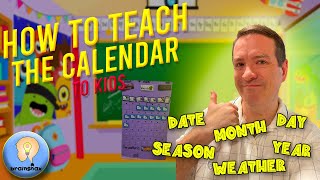 How to teach the calendar to kids  Calendar Time  Circle Time  Preschool  Kindergarten [upl. by Worthington]