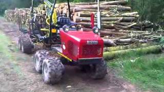 alstor 8x8 timber extraction 4 days [upl. by Hnib220]