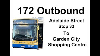 Brisbane Bus 172 Outbound [upl. by Shaper748]