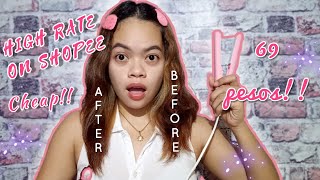 Shopee Cheap Mini Flat Iron HONEST Review amp Demo  Lil Niecole [upl. by Enimasaj]