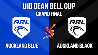 Auckland Blue v Auckland Black  2024 Grand Final  U18 Dean Bell Cup [upl. by Ennirak]