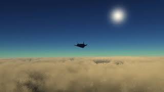 Venturestar model rendering with atmosphere and clouds [upl. by Assilev957]