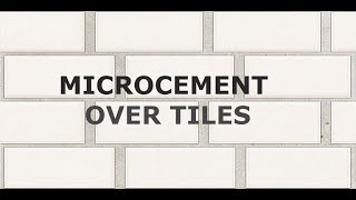 Application Tutorial Traditional Microcement [upl. by Amerak479]