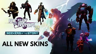 Risk of Rain 2 Seekers of the Storm New Skins ALL NEW SKINS ALLE NEUEN SKINS aus dem DLC [upl. by Eiramik]