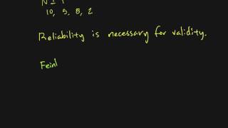 Research Methods  Chapter 03  The relationship between reliability and validity [upl. by Neemsay]