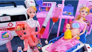 33 Minutes Satisfying with Unboxing Doctor PlaysetPregnant Women Giving Birth Toys Review  ASMR [upl. by Amatruda853]