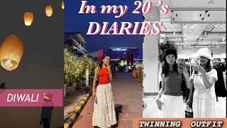 IN MY 20 ‘s diaries Korean Food festival Diwali  Tibetan vlogger [upl. by Van]