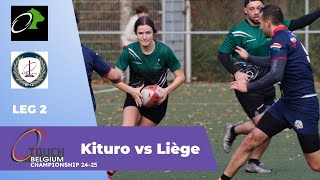 Kituro vs Liège  Belgian Championship 2425  Leg 2 [upl. by Bushore177]