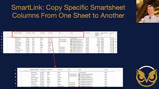 Smartsheet Copy Specific Columns to Another Sheet With WeGrid SmartLink [upl. by Viglione]